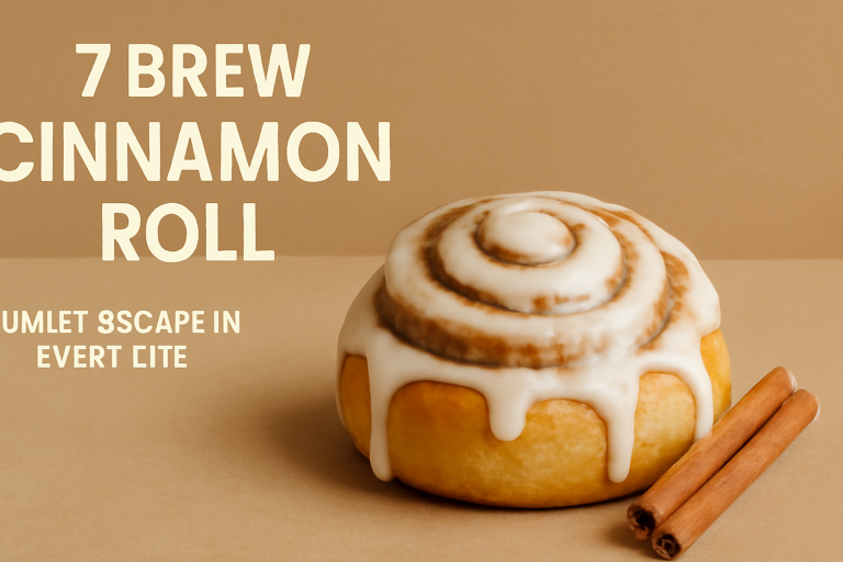 is k liey bhi isi rah ahi si 7 Brew Cinnamon Roll